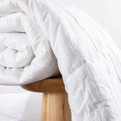 Yorgan Luxury Pamuk Beyaz 195x215 - 2