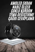 En Çok Tercih Edilen Akıllı Saat Amoled Ekran Nabız Sensörü GPS Uyumlu Adımsayar thumbnail 2