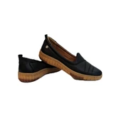 Pierre Cardin 54562 Siyah Hakiki Deri Kaymaz Rahat Bayan Ayakkabı - 8