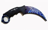 Ahşap Cs-go Mavi Örümcek Oyuncak Karambit - 1
