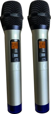 Denox Logic 802 Çift Telsiz Mikrofonlu 120Watt Stereo Amfi Mixer - 5