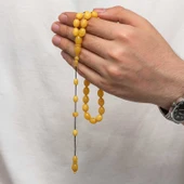 Sıkma Kehribar Tesbih - 7