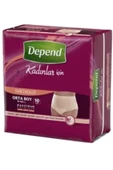 Depend Emici Külot Kadın Orta Boy M 10'lu 4 Adet Hasta Bezi thumbnail 3