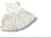 Desenli Kız Bebe Elbise CK50545 - 1