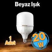 Tasarruflu Torch Ampul 20 W Led Lamba Beyaz E27 Duy 25.000 Saat Uzun Ömürlü 220 Volt Elektrik 1 Adet - 1