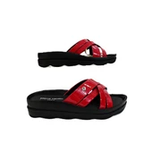 Pierre Cardin 7485 Kırmızı Rugan Bayan Terlik thumbnail 6