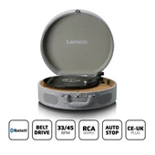 Lenco LS-66-GY Wooden turntable with built-inspeakers and Bluetooth - 10