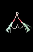 S.F. Jig Çiftli Assist İğnesi - 2 Adet Çiftli - Jig Yardımcı Kanca - ( 170 - 200 gr Arası Jigler İçin ) - 1