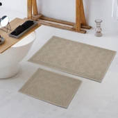 Schafer Home Alba 2 li Şönil Banyo Paspası-Bej - 1