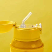 Shotay Happy Everyday Çelik Termos Matara Çocuk 480Ml Sarı - 7