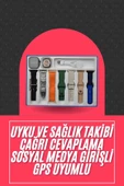 Akıllı Saat Unisex Akıllı Saat Çoklu Kordon Seçeneği Çelik Kordon Plastik Kordon thumbnail 2
