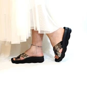 Pierre Cardin 7485 Platin Rugan Bayan Terlik thumbnail 5