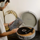 Lenco LS-66-GY Wooden turntable with built-inspeakers and Bluetooth - 3