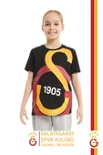 Galatasaray Orijinal Lisanslı Büyük Logo Çocuk T-shirt Gs Aslan Baskılı Hediyelik Ahşap Kutulu - 2