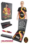 Galatasaray Orijinal Lisanslı Büyük Logo Çocuk T-shirt + Uçlu Kalem Set Hediyelik Ahşap Kutulu - 1
