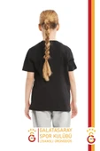Galatasaray Orijinal Lisanslı Büyük Logo Çocuk T-shirt Kişiye Özel Hediyelik Ahşap Kutululu - 3