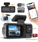 MPIA CC38 64GB Üç Kameralı (Ön+ İç+ Arka) Araç İçi Kamera WiFi Viidure App - 6