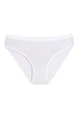 6 Adet Yıldız Bayan Bambu Bikini Külot Beyaz 3955 - 1