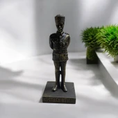 Mustafa Kemal Yazılı Atatürk Büstü - Bronz Görünümlü - Özel Tasarım Atatürk Biblosu - 2