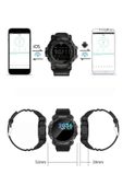 Yeni Nesil Çok Fonksiyonlu Uyku ve Sağlık Takibi Yapabilen Siyah thumbnail 8