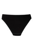 6 Adet Yıldız Bayan Bambu İz Yapmaz Bikini Külot Siyah 3961 - 4