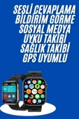 Yeni Nesil Akıllı Saat Amoled Ekran Yüksek Çözünürlüklü 41 mm Kasa thumbnail 2