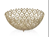 Lamedore Peacock Gold Yuvarlak Büyük Dekoratif Kase 47x47x19 Cm thumbnail 1