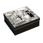 Easy Life Retro Jungle Fine China Porselen 4'lü Kulplu Bardak 300 ml thumbnail 2