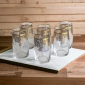 Bohemia 8183 Fırça Parlak Altın Meşrubat Bardağı thumbnail 2