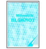 Gülpaş Milimetrik Kağıt A4 Bloknot Mavi 30 lu - 2 adet - 1