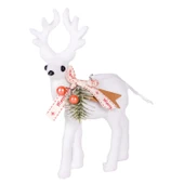 Yılbaşı Ağaç Süsü Geyik Beyaz 15X22 Cm. thumbnail 3