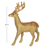 Yılbaşı Süsü Geyik Dore 22x7x35 Cm. - 4