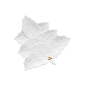 Easy Life Porselen Tabak 22,0x22,0 cm - Beyaz thumbnail 1