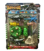 Demir Toys Dinazor Seti Helikopterli - 1