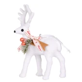 Yılbaşı Ağaç Süsü Geyik Beyaz 15X22 Cm. thumbnail 4