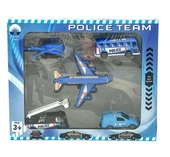 Demir Toys Çek Bırak Polis Seti 5Li - 1