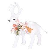 Yılbaşı Ağaç Süsü Geyik Beyaz 15X22 Cm. thumbnail 1