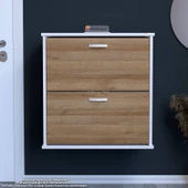 Modilayn UMAY Asma Antre 72 x 78 x 25,5 cm’lik 2 Düşer Kapak 4 Göz Bölmeli Ayakkabılık - 1