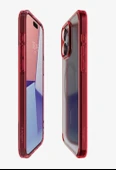 Spigen iPhone 15 Pro Max Kılıf, Spigen Ultra Hybrid Magfit (Magsafe Uyumlu) Deep Red - 4