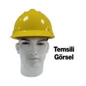 Baş Koruyucu Baret Sarı AB/2016/425 EN397:2012+A1:2012 Şartlarına Uygun Kayışlı Ter Bezli 1 Adet - 3