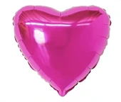 Brokoli Home 2 Adet Folyo Balon Fuşya Koyu Pembe Uçan Balon 45 Cm 18 İnç - 1