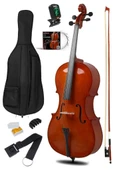 Maxword MCL-350 Profesyonel Üst Seviye Ağaç Çello Viyolonsel - 1
