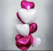 Brokoli Home 2 Adet Folyo Balon Fuşya Koyu Pembe Uçan Balon 45 Cm 18 İnç - 3