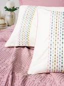 Cotton Box Aura Tek Kişilik Pike Takımı Pebble Pembe - 2