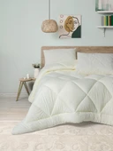 Cotton Box Softwash Tek Kişilik Yorgan Seti Ekru - 1