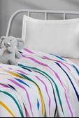 Upstyle Doğal Pike Baskılı Kids 140x230cm Funny Sarı-Lila - 3