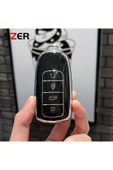 YıldızTuning Chery Omoda 5  Aksesuar Anahtar Kılıfı Siyah Renk - 1
