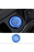 YıldızTuning Passat B8 Start Stop Tuş Buton Kaplaması Mavi Renk - 1