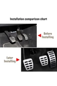 YıldızTuning VW Bora Manuel Metal Pedal Seti 1998-2005 - 3