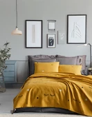 Doğal Pike Baskılı King 240x230cm Dide Sarı - 1